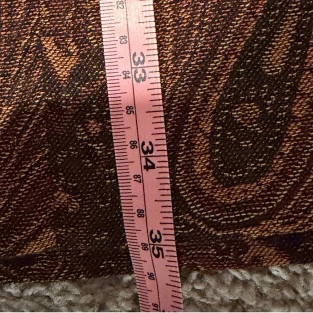 Pursuits Ltd Paisley Maxi Skirt – Women's Size 6, Slit & Zip Closure, Boho Print - Picture 10 of 10